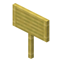 Bamboo Sign