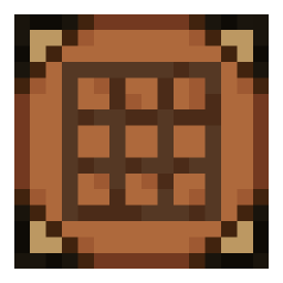 Crafting table, top view