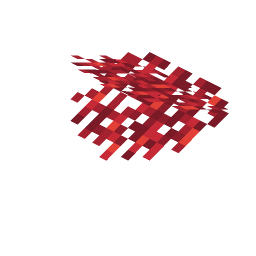 Fire Coral Wall Fan
