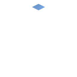 Light Blue Stained Glass Pane