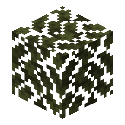 Oak leaves tinted for the swamp biome