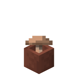 Potted Brown Mushroom