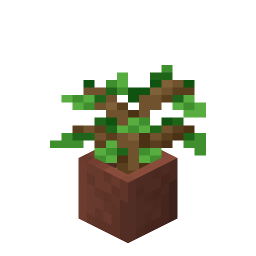 Potted Oak Sapling block render