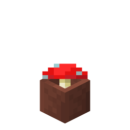 Potted Red Mushroom