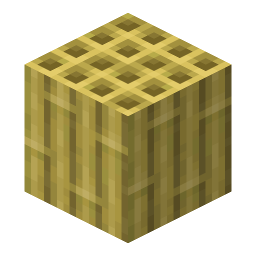 Block of Stripped Bamboo