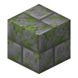 Infested Mossy Stone Bricks item render