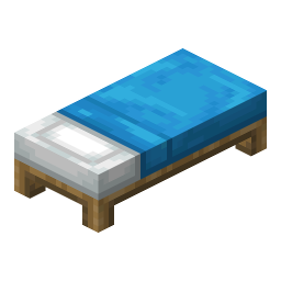 Light Blue Bed